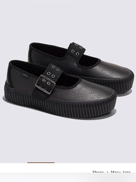 Vans Shoes - VANS Mary Jane Creeper Platform Shoe- Size 6